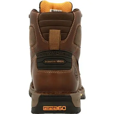 Georgia Boot Men's Athens 360 Waterproof Eh 6" Steel Toe Work Boot 4