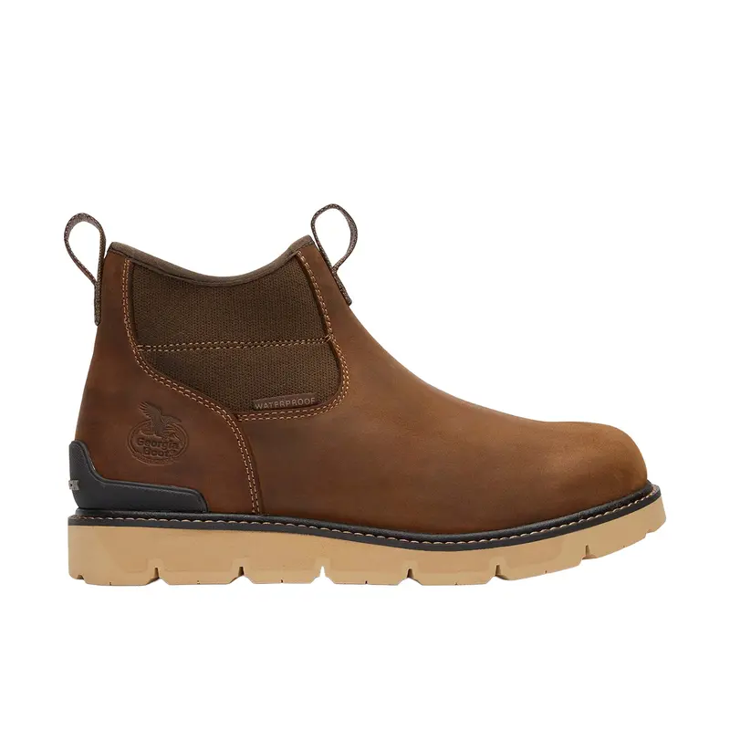 Georgia Boot Men's Carbon Flex Wedge Chelsea Carbon Toe Work Boot 1