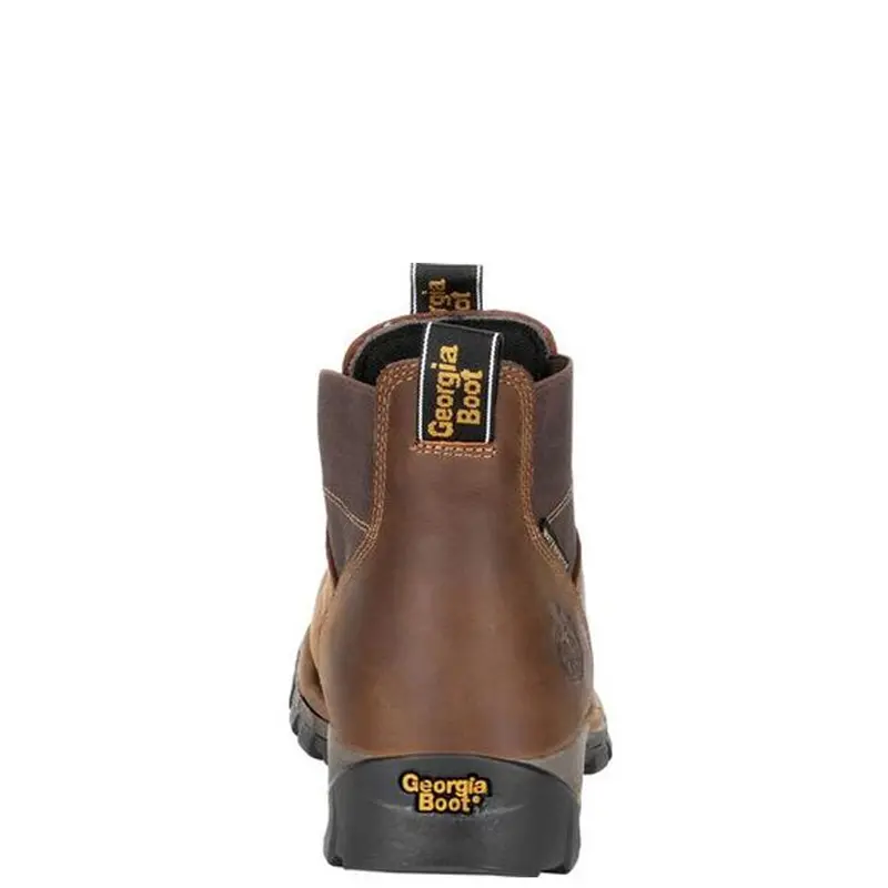 Georgia Boot Men's Eagle One 4" Waterproof Eh Soft Toe Chelsea Boot 4