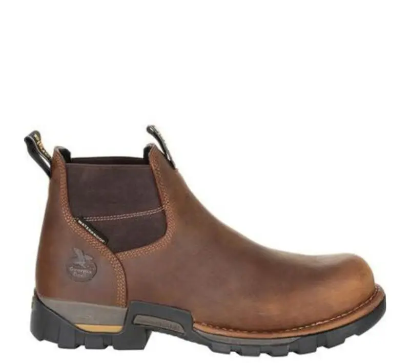 Georgia Boot Men's Eagle One 4" Waterproof Eh Steel Toe Chelsea Boot 1