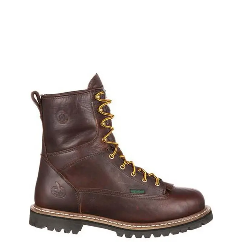 Georgia Boot Men's Lace-To-Toe 8" Waterproof Eh Soft Toe Work Boot 1