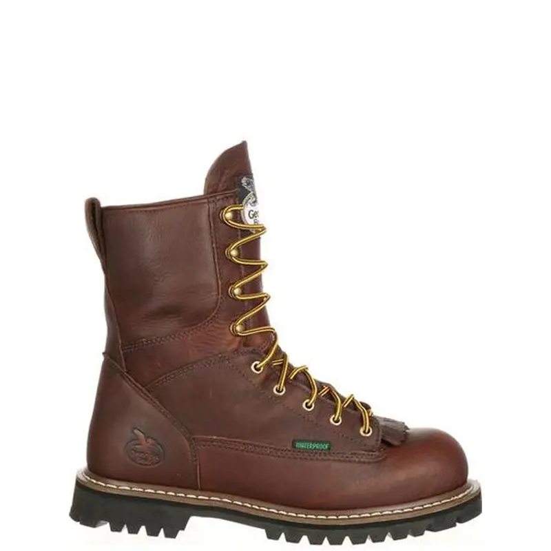 Georgia Boot Men's Lace-To-Toe 8" Waterproof Eh Steel Toe Work Boot 1