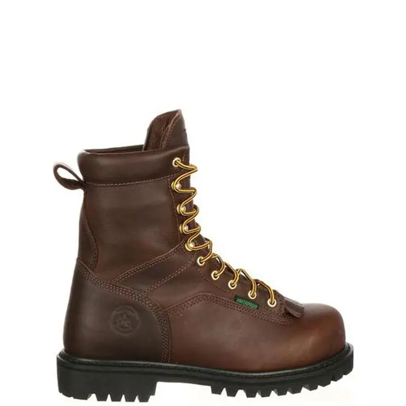 Georgia Boot Men's Lace-To-Toe 8" Waterproof Steel Toe Logger Boot 1