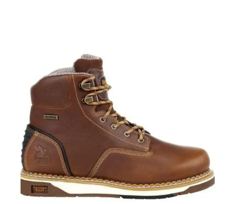 Georgia Boot Men's Wedge Sole Amp Lt 6" Waterproof Boot 1