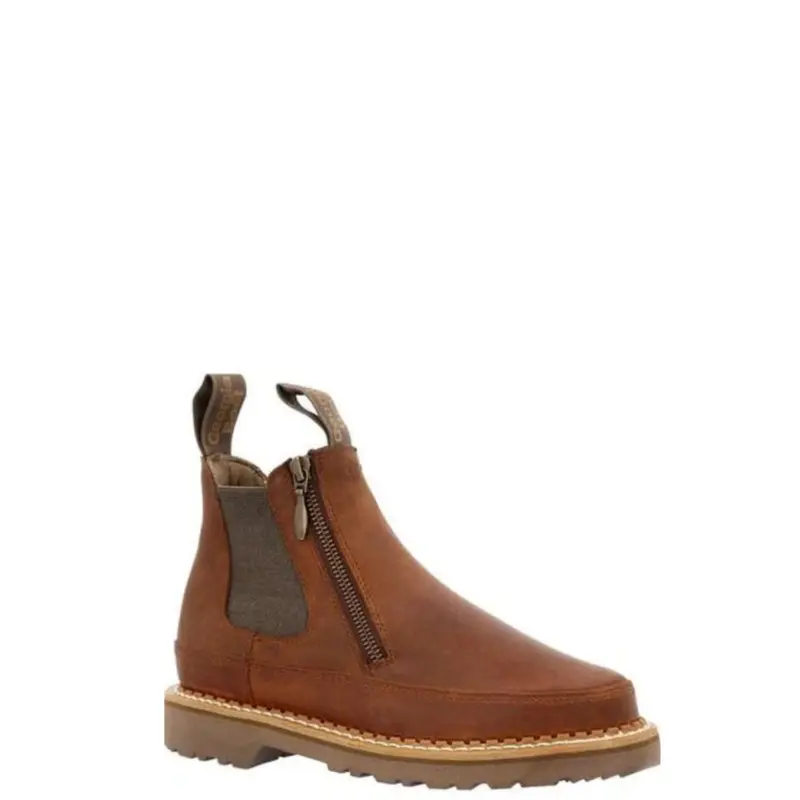 Georgia Boot Women's Side Zip 5" Slip Resistant Chelsea Romeo Boot 2