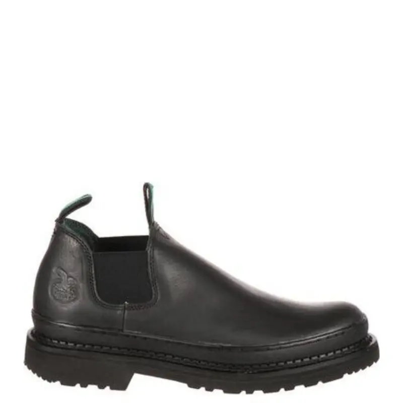 Georgia Giant Men's 4" Pull-On Romeo Work Shoe_Black 1