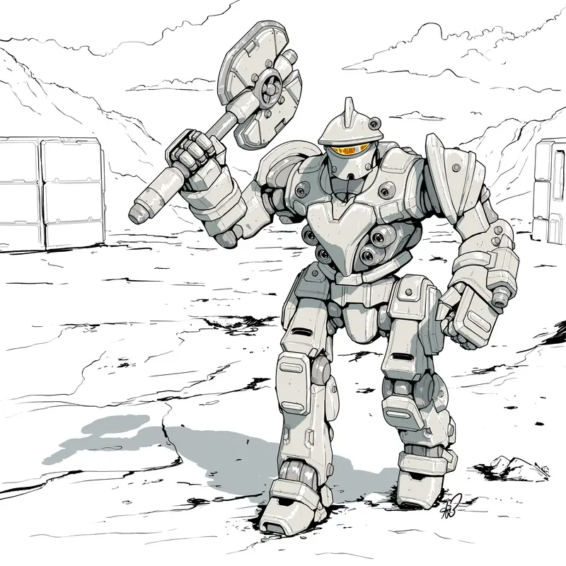 Geraint (Walking)- Fortress Signature Light Mech 1
