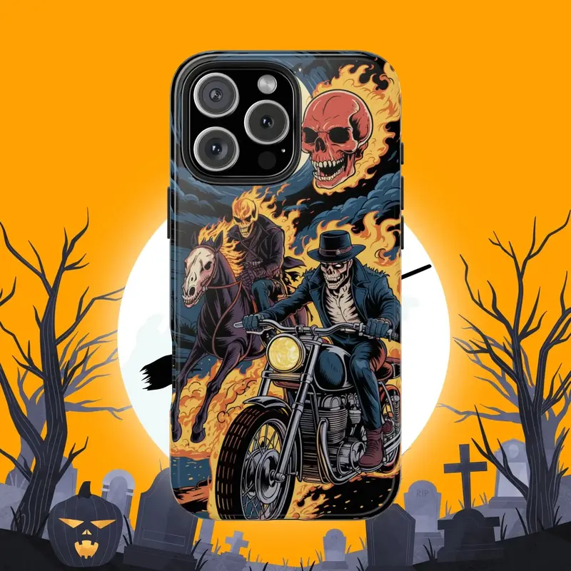Ghost Rider Wireless Charger Tough Case 6