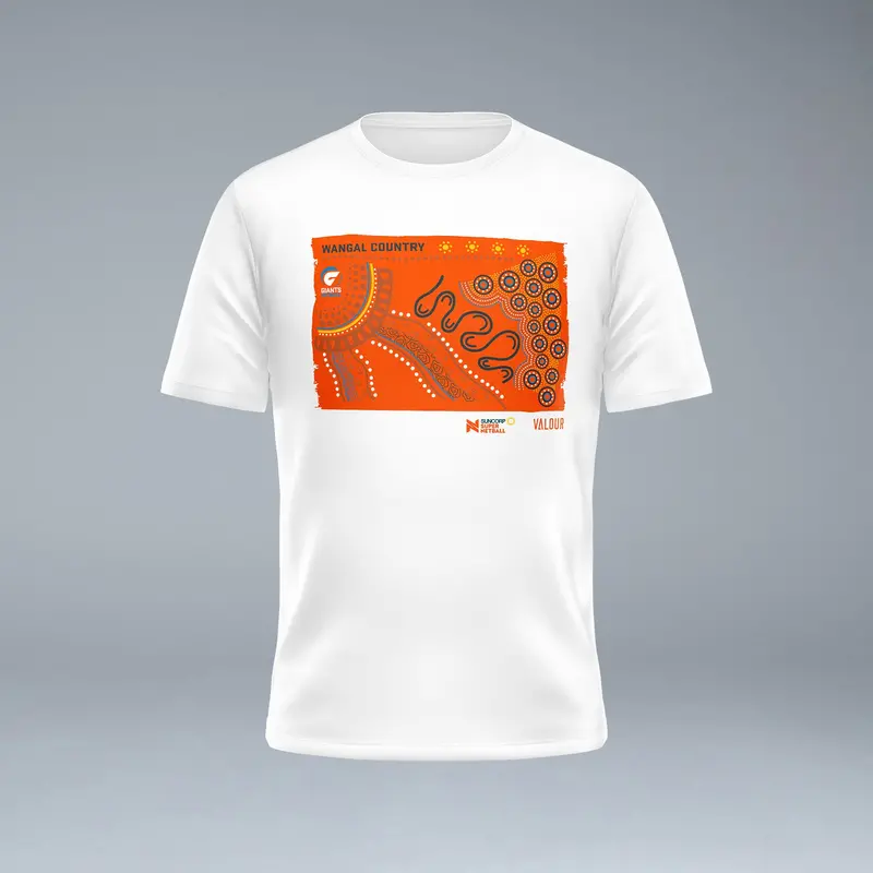 Giants Netball First Nations Cotton Tee 2