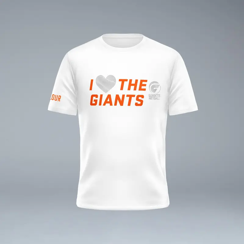 Giants Netball Love Giants Kids Tee 2