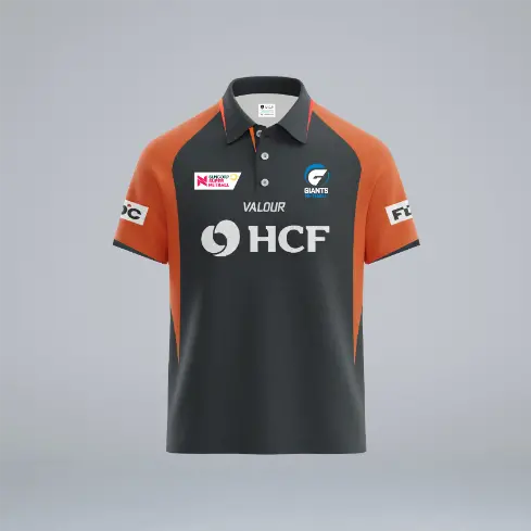 Giants Netball Unisex Media Polo 1