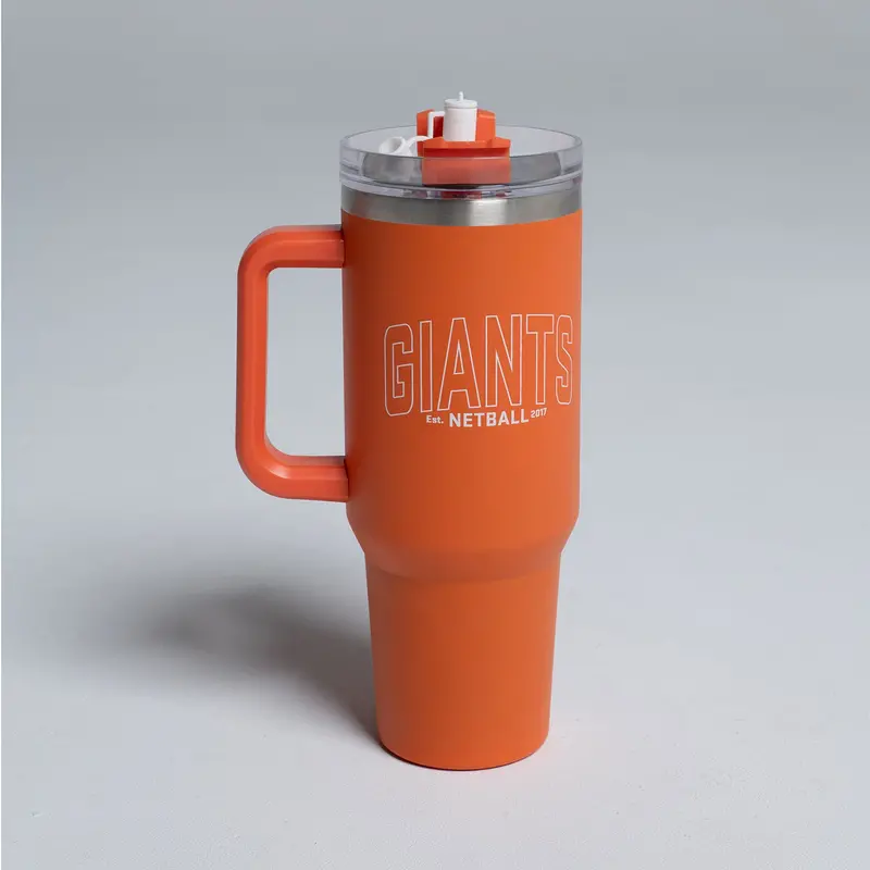 Giants Orange 1.2L Metal Tumbler With Handle 1