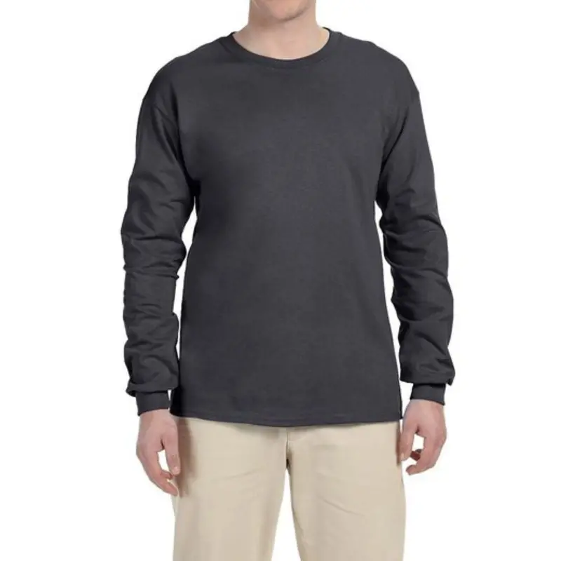 Gildan G240 Men’s Ultra Cotton Long-Sleeve T-Shirt – Sport Grey