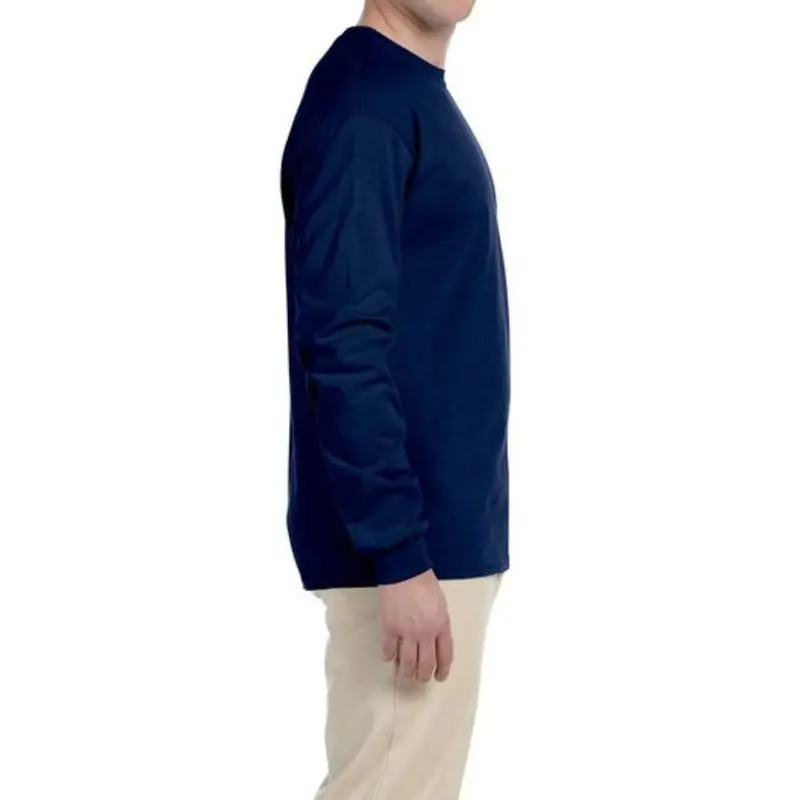Gildan G240 Men's Ultra Cotton Long-Sleeve T-Shirt - Sport Grey 14