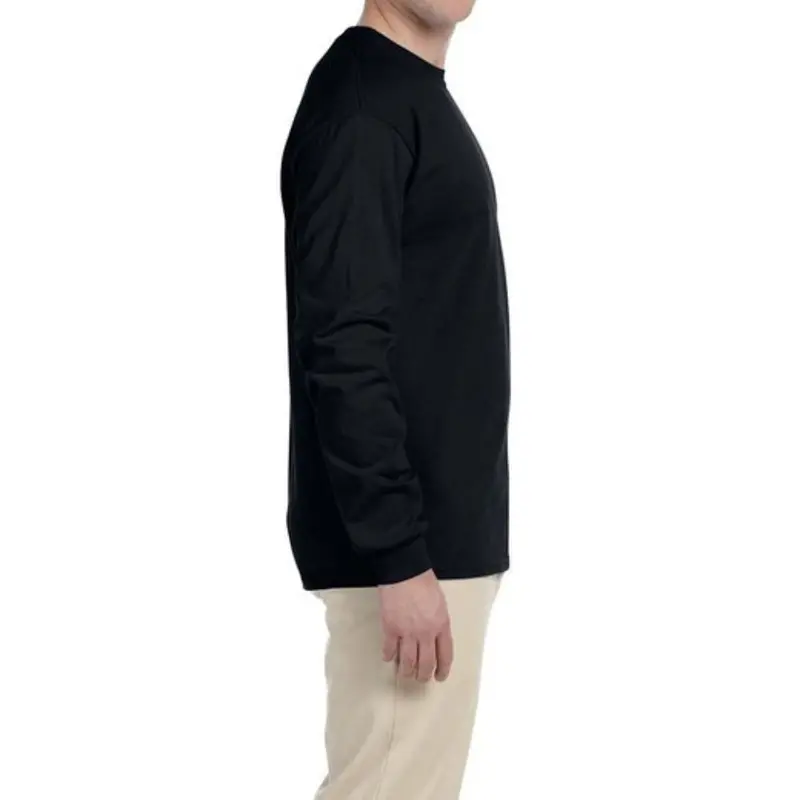 Gildan G240 Men's Ultra Cotton Long-Sleeve T-Shirt - Sport Grey 5