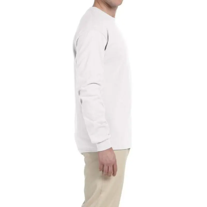 Gildan G240 Men's Ultra Cotton Long-Sleeve T-Shirt - Sport Grey 8