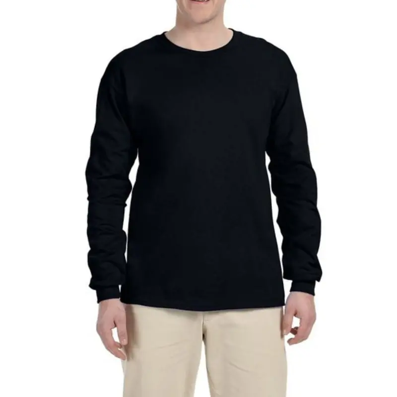 Gildan G240 Men's Ultra Cotton Long-Sleeve T-Shirt - Sport Grey 9