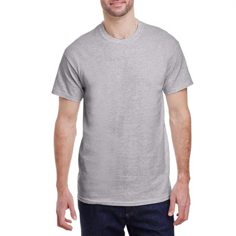 Gildan G500 Men's Short Sleeve Crew Neck T-Shirt - Sport Grey 1