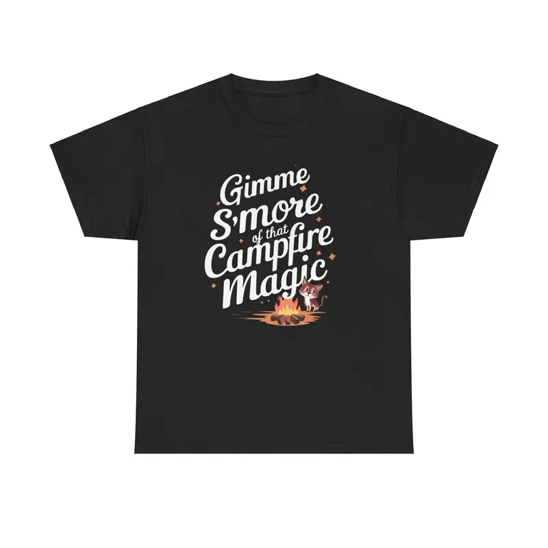 Gimme S'more Of That Campfires Magic Cotton T-Shirt 5