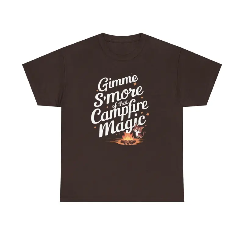 Gimme S'more Of That Campfires Magic Cotton T-Shirt 6