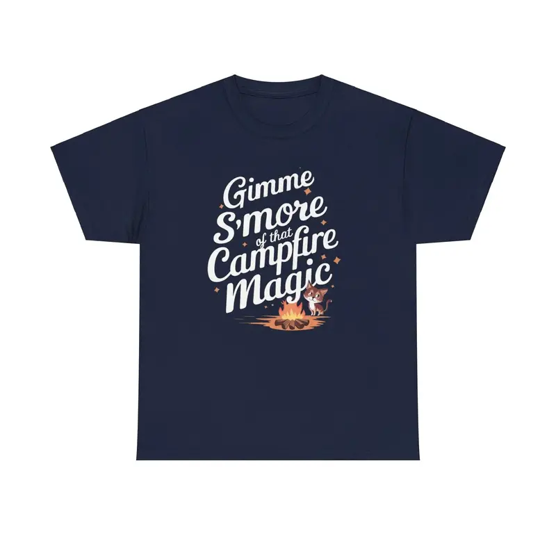 Gimme S'more Of That Campfires Magic Cotton T-Shirt 7