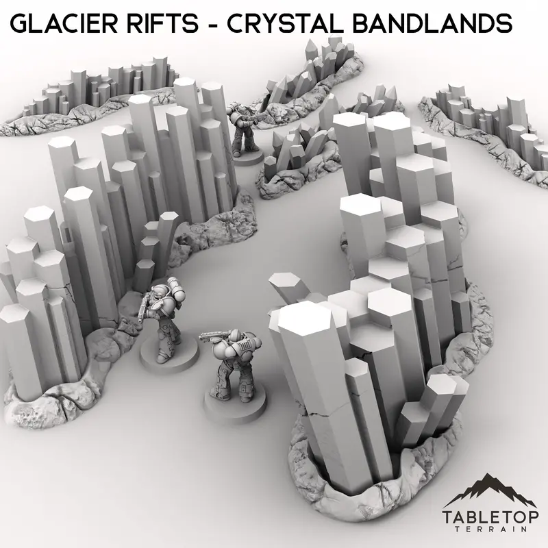 Glacier Rifts - Crystal Bandlands 1
