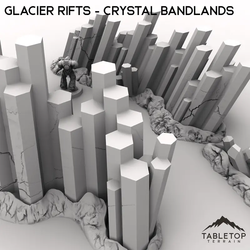 Glacier Rifts - Crystal Bandlands 2