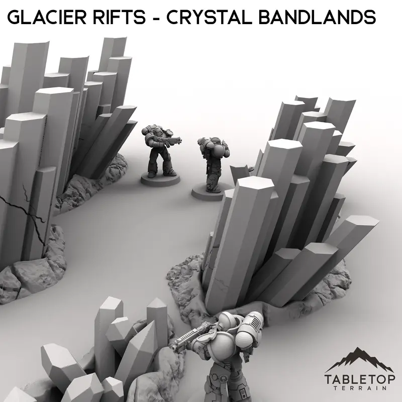 Glacier Rifts - Crystal Bandlands 3