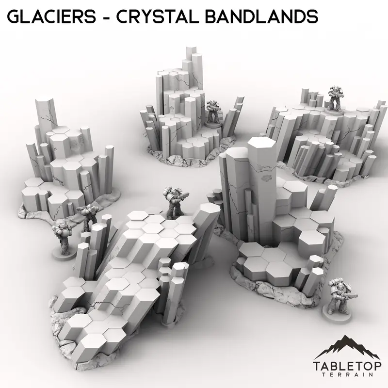 Glaciers - Crystal Bandlands 1