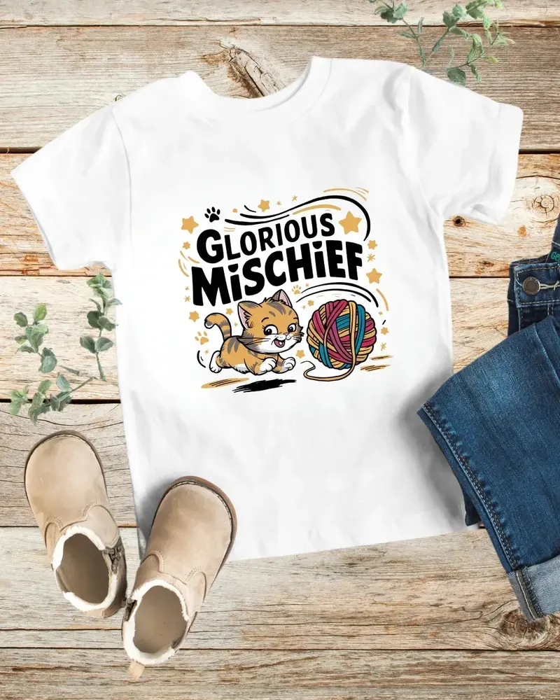 Glorious Mischief Kids Cotton T-Shirt 1