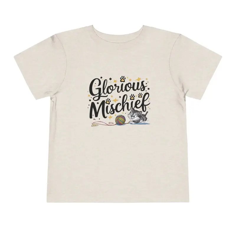 Glorious Mischief Toddler Cotton T-Shirt 7