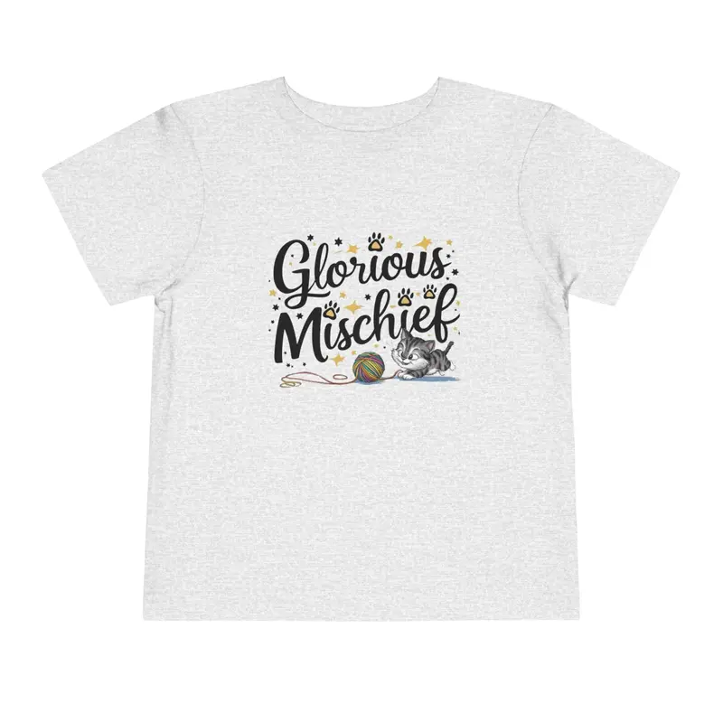 Glorious Mischief Toddler Cotton T-Shirt 8