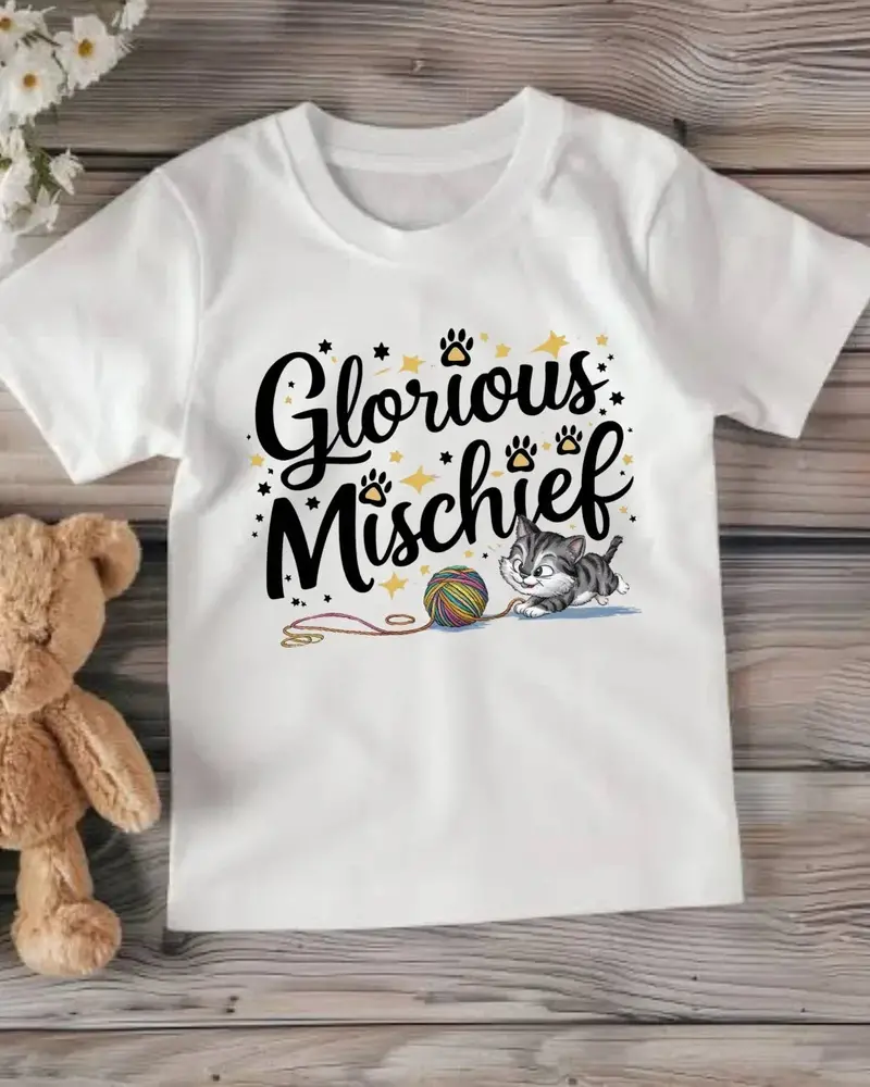 Glorious Mischief Youth Heavy Cotton T-Shirt 1