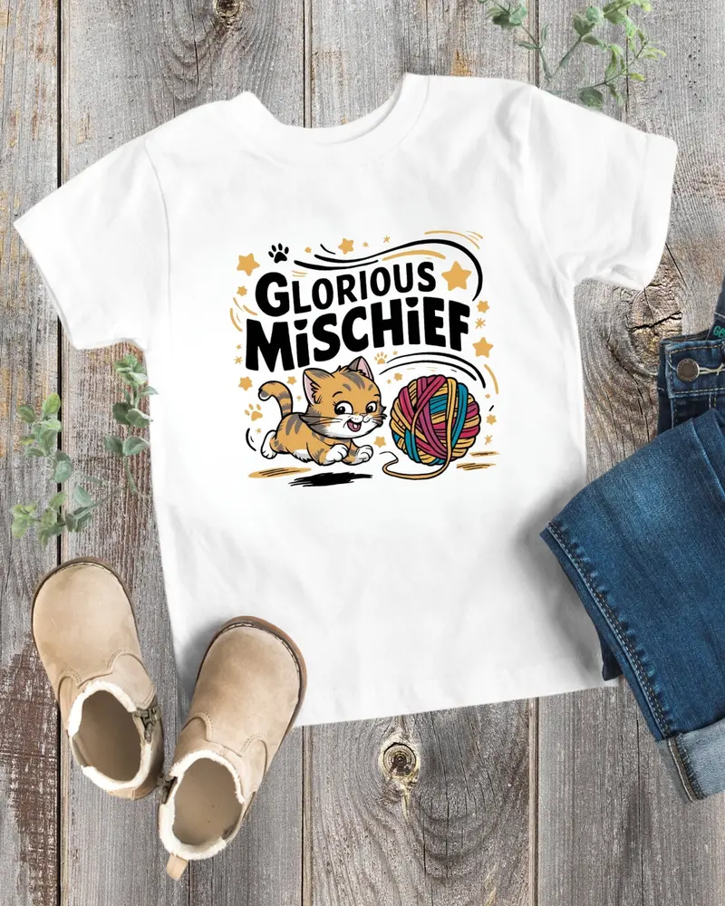 Glorious Mischief  Youth Heavy Cotton T-Shirt 1