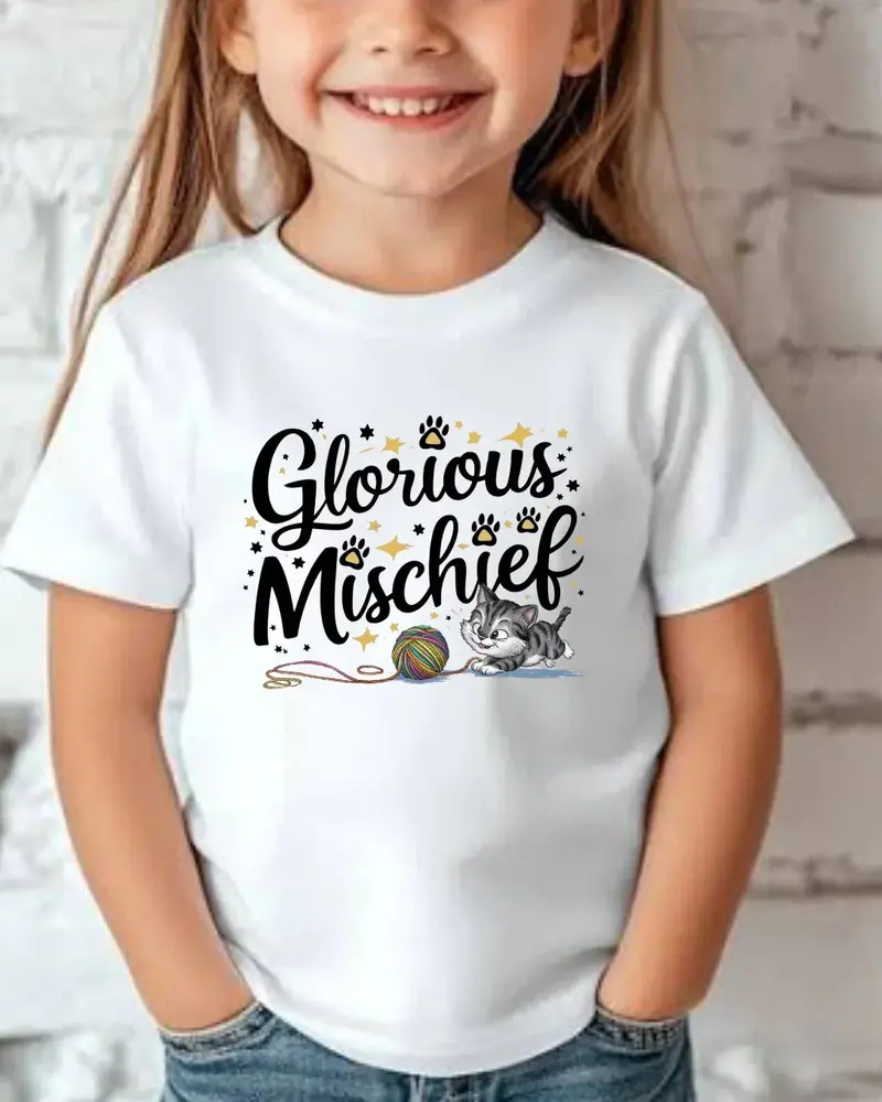 Glorious Mischief Youth Heavy Cotton T-Shirt 3