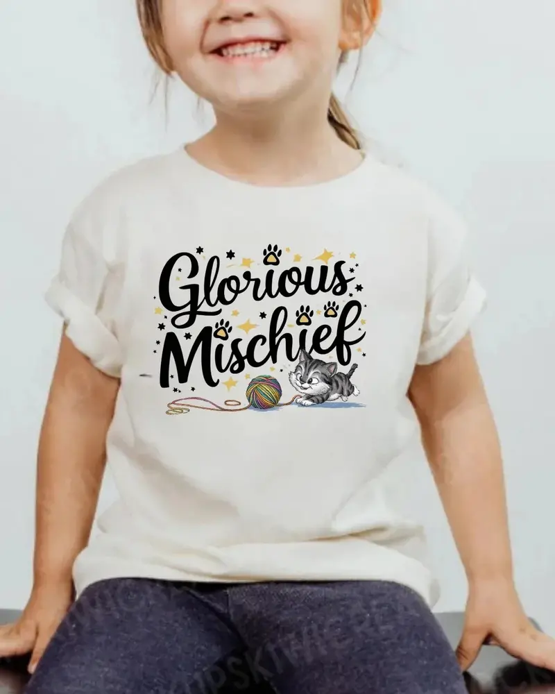Glorious Mischief Youth Heavy Cotton T-Shirt 4