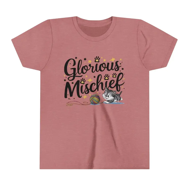 Glorious Mischief Youth Heavy Cotton T-Shirt 5