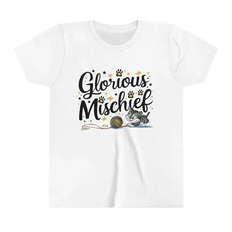 Glorious Mischief Youth Heavy Cotton T-Shirt 6