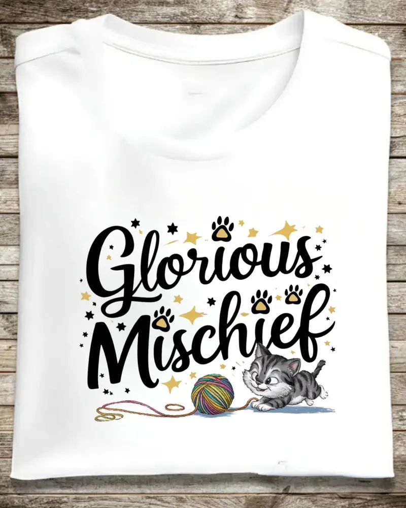 Glorious Mischiefs Cotton T-Shirt 1