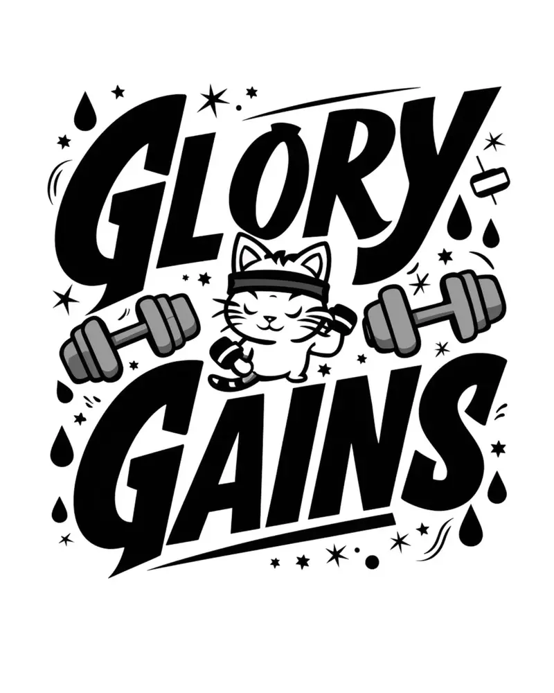 Glory Gain Gym Cotton T-Shirt 2