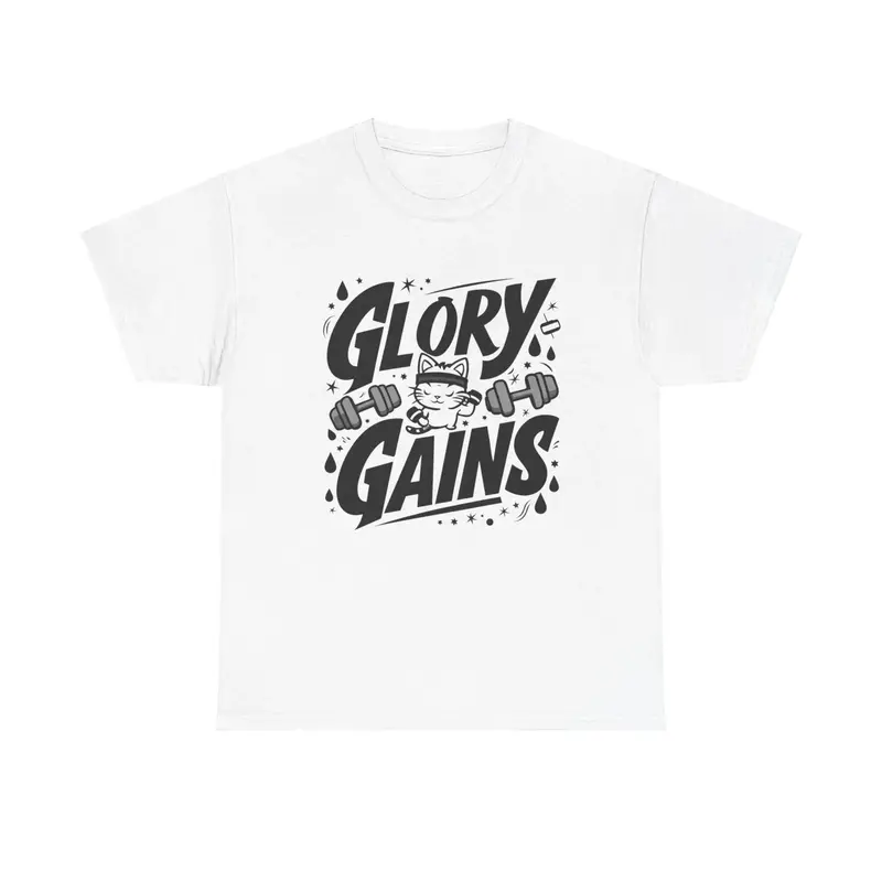 Glory Gain Gym Cotton T-Shirt 5