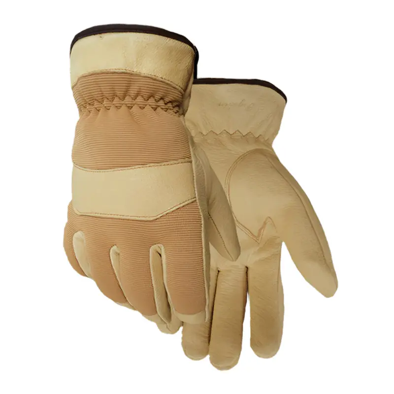 Golden Stag Winter Lined Pigskin Gloves #168 1