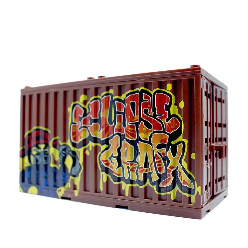 Graffiti Container - Sket White Skull/Eclipsegrafx Graffiti (Double Sided) 2