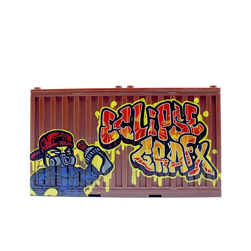 Graffiti Container - Sket White Skull/Eclipsegrafx Graffiti (Double Sided) 3
