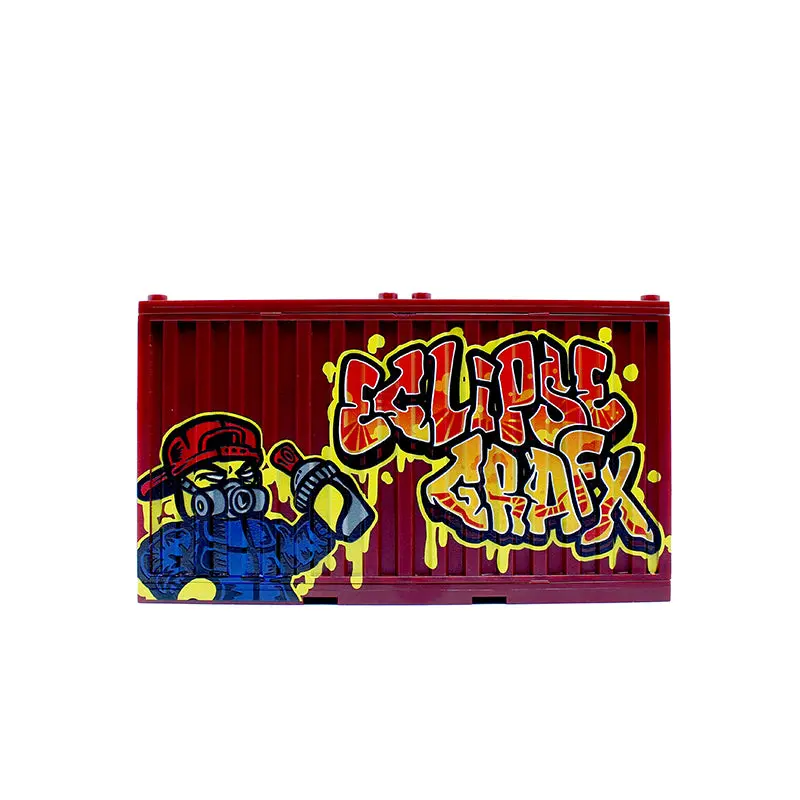 Graffiti Container - Sket White Skull/Eclipsegrafx Graffiti (Double Sided) 8