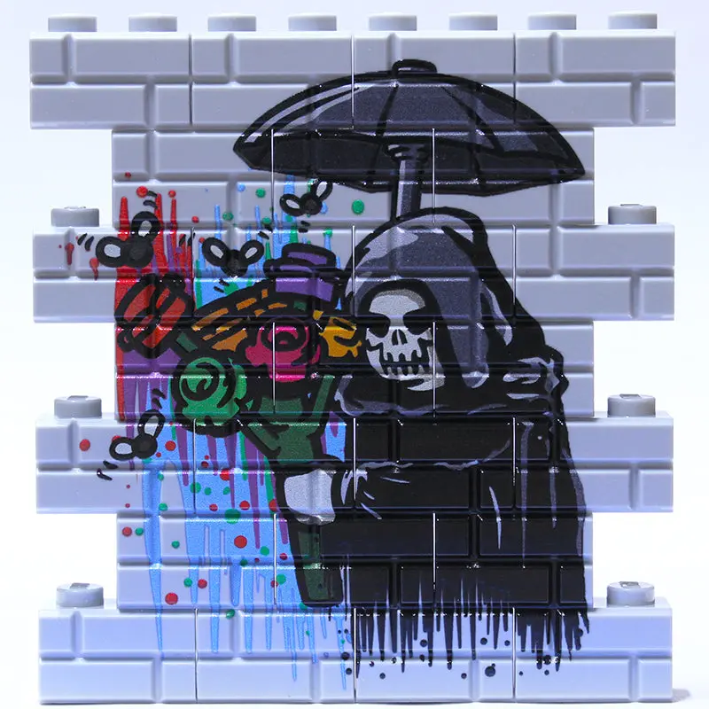 Graffiti Wall - Flowers Of Death 1