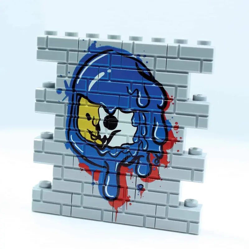 Graffiti Wall - Melting Benny 2