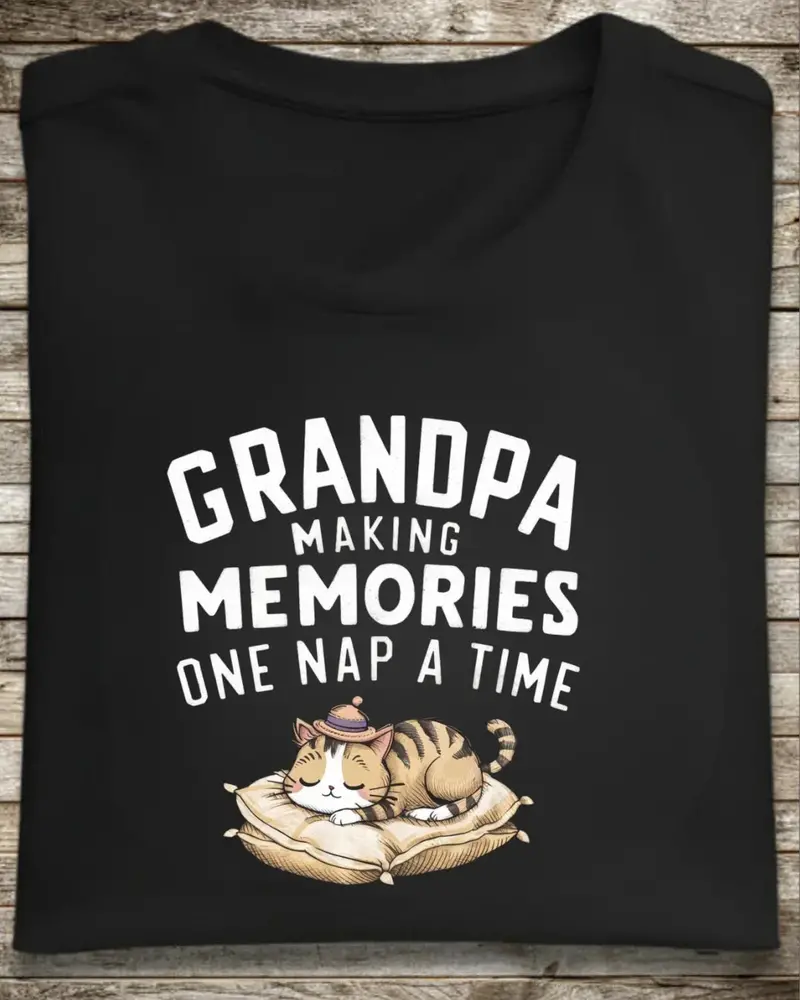 Grandma Having Memory One Nap A Time Cotton Tshirt 1