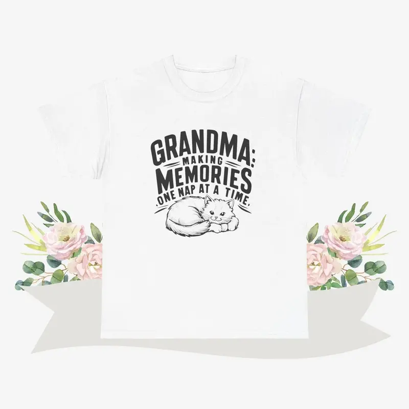 Grandma Having Memory One Nap A Time Cotton Tshirt 5