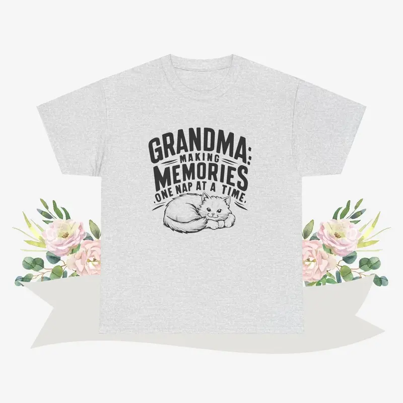 Grandma Having Memory One Nap A Time Cotton Tshirt 8